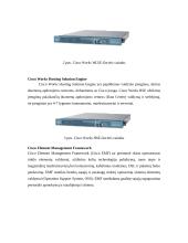 Cisco Works 2000 valdymo platforma 15 puslapis