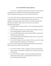 Cisco Works 2000 valdymo platforma 4 puslapis
