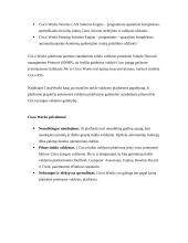 Cisco Works 2000 valdymo platforma 5 puslapis