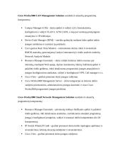 Cisco Works 2000 valdymo platforma 7 puslapis