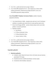 Cisco Works 2000 valdymo platforma 9 puslapis