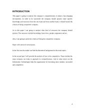 Companies’ competitive advantage in the century of Technology 4 puslapis