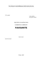 Cosmetics company: Favourite