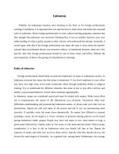 Cultural differences in Indonesia and India 3 puslapis