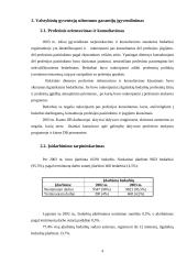 Darbo rinkos ir užimtumo analizė: Kauno miestas ir rajonas 2003 metais 4 puslapis