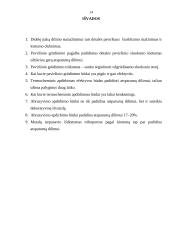 Detalių darbinių paviršių optimalaus kietumo ir šiurkštumo parinkimas didinant detalių atsparumą dilimui 14 puslapis