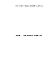 Efektyvios rinkos hipotezė