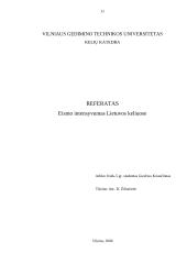 Eismo intensyvumas Lietuvos keliuose 11 puslapis