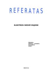 Elektros srovė dujose