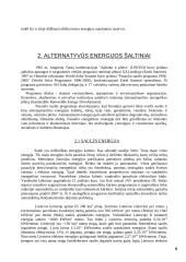 Energijos srautai gamtoje ir visuomenėje. Alternatyvūs energijos šaltiniai 4 puslapis