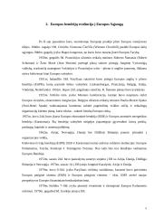 Europos bendrijų  evoliucija į Europos sąjungą 6 puslapis
