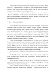 Europos Parlamentas - jo veikla ir sudėtis 5 puslapis