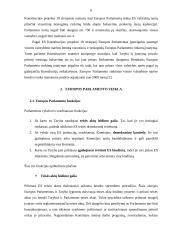 Europos Parlamentas - jo veikla ir sudėtis 6 puslapis