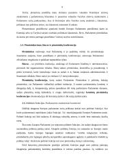 Europos Parlamentas - jo veikla ir sudėtis 9 puslapis