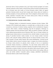 Europos parlamentas ir nacionalinių parlamentų integracija 18 puslapis