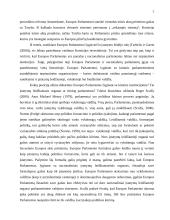 Europos parlamentas ir nacionalinių parlamentų integracija 5 puslapis