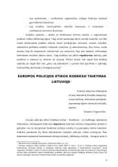 Europos policijos kodekso taikymas Lietuvoje 6 puslapis
