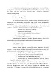 Bendrosios ES politikos kryptys 8 puslapis