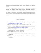 Europos Sąjungos (ES) ateities perspektyvos 13 puslapis