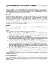 Europos Sąjungos institucijos - struktūra, būstinės, veikla 7 puslapis