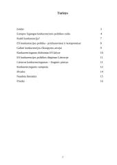 Europos Sąjungos (ES) konkurencingumo politika 2 puslapis