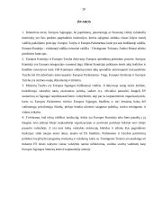 Europos Sąjungos (ES) taryba ir Europos komisija (EK) 19 puslapis