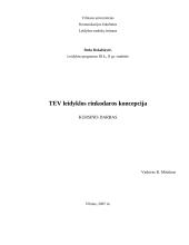 „TEV“ leidyklos rinkodaros koncepcija 
