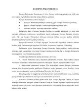 Europos sąjungos pagrindinės institucijos ir jų veikla 4 puslapis