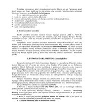 Europos sąjungos sprendimus priimančios institucijos ir jų paskirtis 5 puslapis