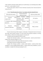 Finansinio planavimo samprata ir reikšmė įmonės veiklai 6 puslapis