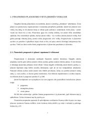 Finansinio planavimo samprata ir reikšmė įmonės veiklai 7 puslapis