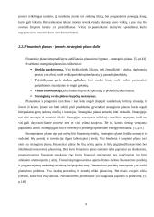 Finansinio planavimo samprata ir reikšmė įmonės veiklai 9 puslapis