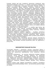 Fiskalinės politikos esmė ir tikslai 3 puslapis