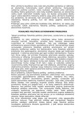 Fiskalinės politikos esmė ir tikslai 5 puslapis