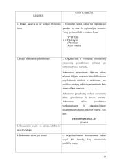 Funkcionuojantys dokumentai ir jų apžvalga įmonėje "X" 9 puslapis