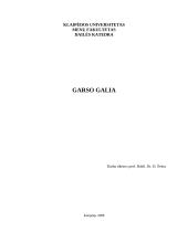 Garso galia