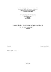 Gimstamumas, mirtingumas. Sergamumas ir gyvenimo trukmė