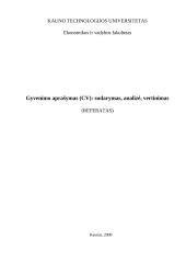 Gyvenimo aprašymas (CV): sudarymas, analizė, vertinimas
