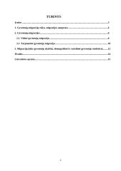 Gyventojų migracijos. Priežastys bei įtaka gyventojų skaičiui, demografinei ir socialinei gyventojų struktūrai. 2 puslapis