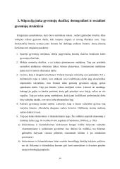 Gyventojų migracijos. Priežastys bei įtaka gyventojų skaičiui, demografinei ir socialinei gyventojų struktūrai. 12 puslapis