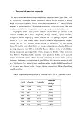 Gyventojų migracijos. Priežastys bei įtaka gyventojų skaičiui, demografinei ir socialinei gyventojų struktūrai. 10 puslapis