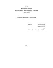 Globalizmas: dominavimas ir priklausomybė