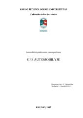 GPS automobilyje