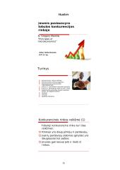 Įmonės pusiausvyra tobulos konkurencijos rinkoje 15 puslapis