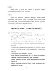 Įmonės strategijos kūrimas: VĮ "Lietuvos paštas" 9 puslapis