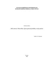 2005 metais Vilkaviškio rajone gimusių kūdikių vardynas