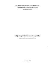 Indijos tarptautinė ekonomikos politika