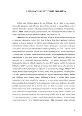 Infliacija Lietuvoje 2002-2007 metais 7 puslapis