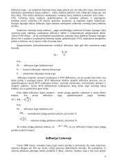 Infliacija. Infliacijos poveikis ekonomikai ir priemonės jai reguliuoti 6 puslapis