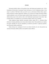 Informacijos išteklių vadybos samprata: nuomonės, požiūriai, modeliai, kaita 3 puslapis